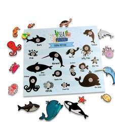 Sea animals shadow matching activity